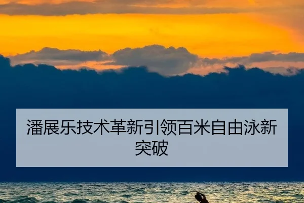 潘展乐技术革新引领百米自由泳新突破