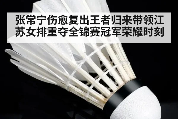 张常宁伤愈复出王者归来带领江苏女排重夺全锦赛冠军荣耀时刻